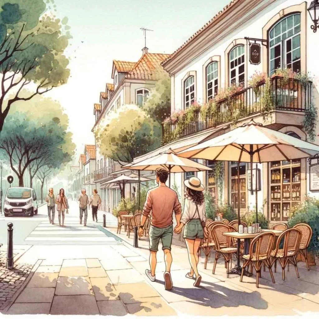 4 Coisas que os Homens Querem Mas Não Pedem – Descubra Como Deixá-lo Louco Por Você 4 Casal de mãos dadas caminhando em direção a um café charmoso, coisas que os homens querem mas não pedem.