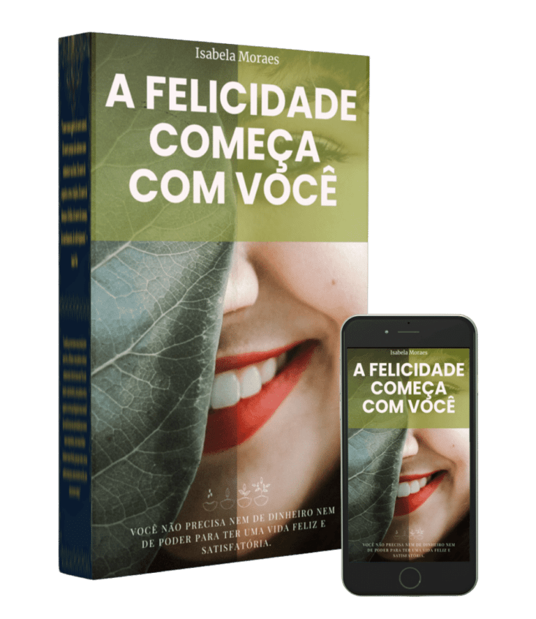 Capa 3d e Mockup Celular A Felicidade Comeca com voce 1
